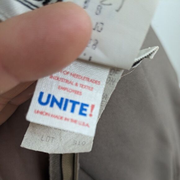 Vintage Bill Levkoff Prom Dress Maxi Gown Strappy Embroidered Taupe Brown 8 - Picture 8 of 9